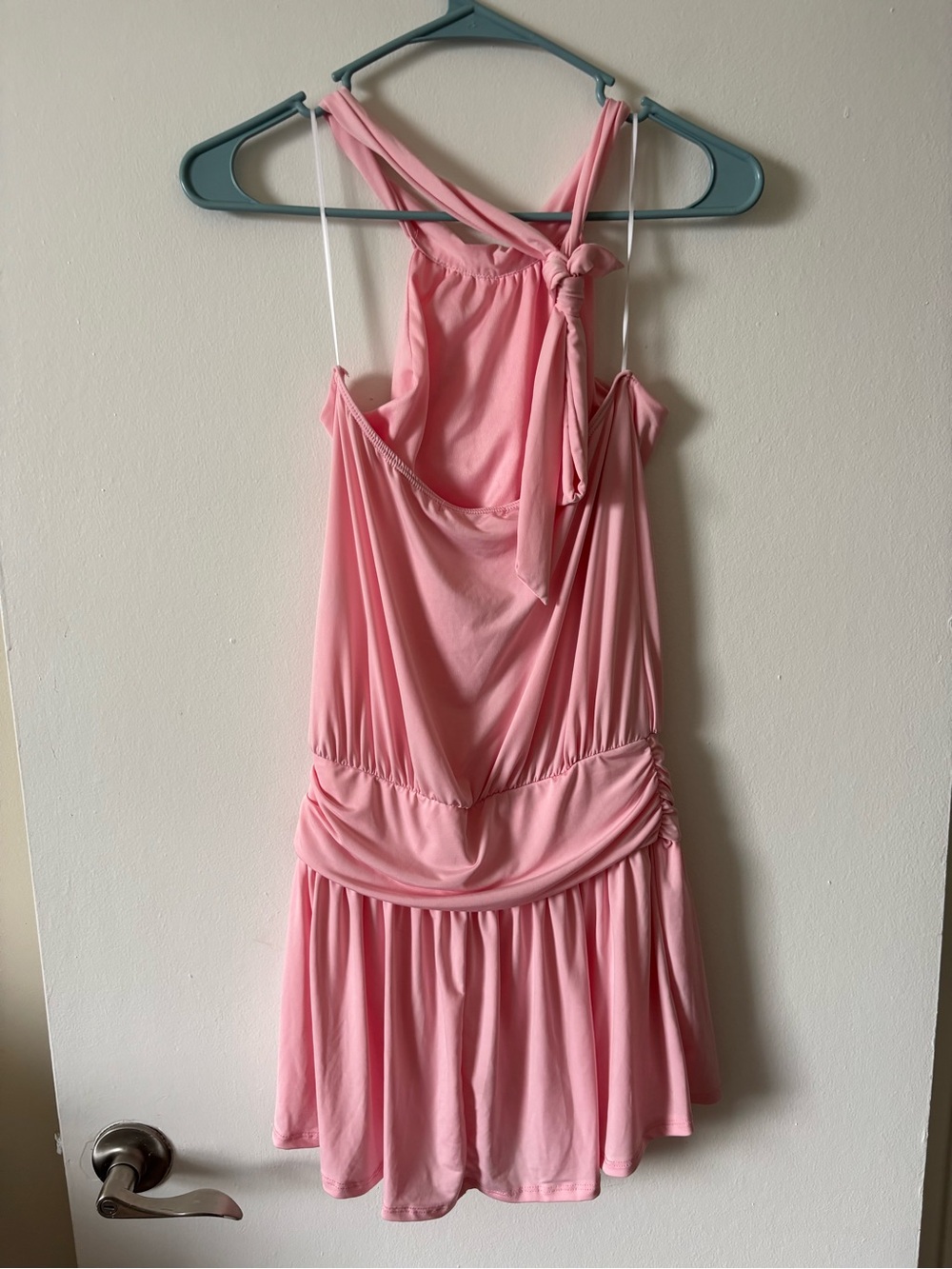 All Saints Pink Halter Mini Dress - Picture 4 of 6